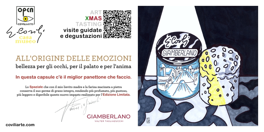 CASA MUSEO COVILI = ART XMAS TASTING - VISITE GUIDATE E DEGUSTAZIONI ALLA SCOPERTA DE ALL'ORIGINE DELLE EMOZIONI