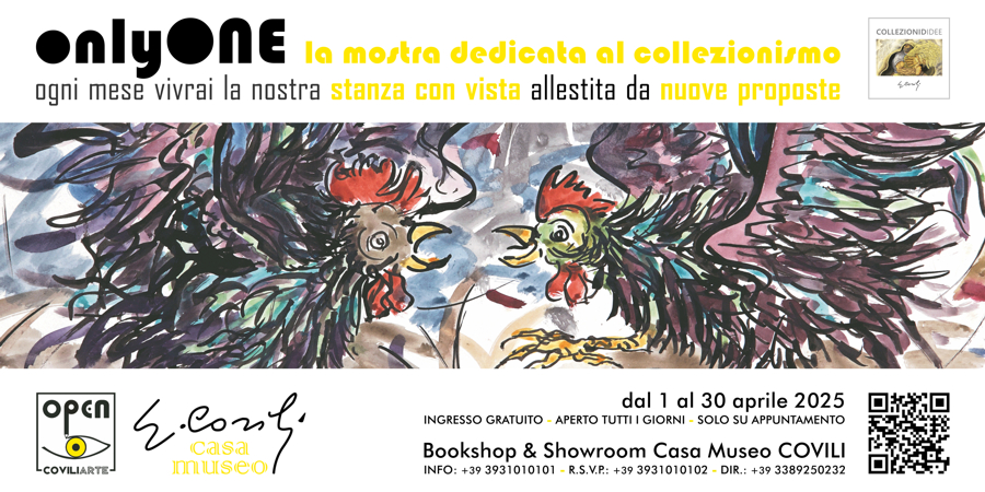 ONLYONE: la mostra dedicata al collezionismo di GINO COVILI - dal 1 al 30 aprile 2025