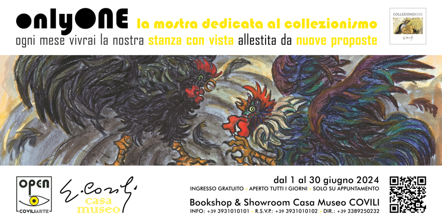 ONLYONE: la mostra dedicata al collezionismo di GINO COVILI - dal 1 al 30 giugno 2024