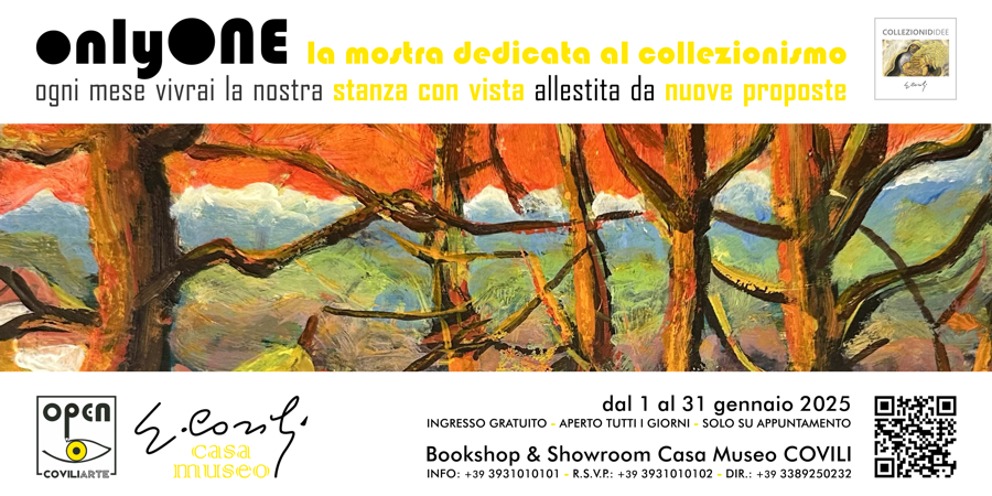 ONLYONE: la mostra dedicata al collezionismo di GINO COVILI - dal 1 al 31 gennaio 2025