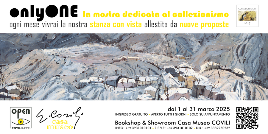 ONLYONE: la mostra dedicata al collezionismo di GINO COVILI - dal 1 al 31 marzo 2025
