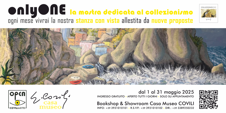 ONLYONE: la mostra dedicata al collezionismo di GINO COVILI - dal 1 al 31 maggio 2025