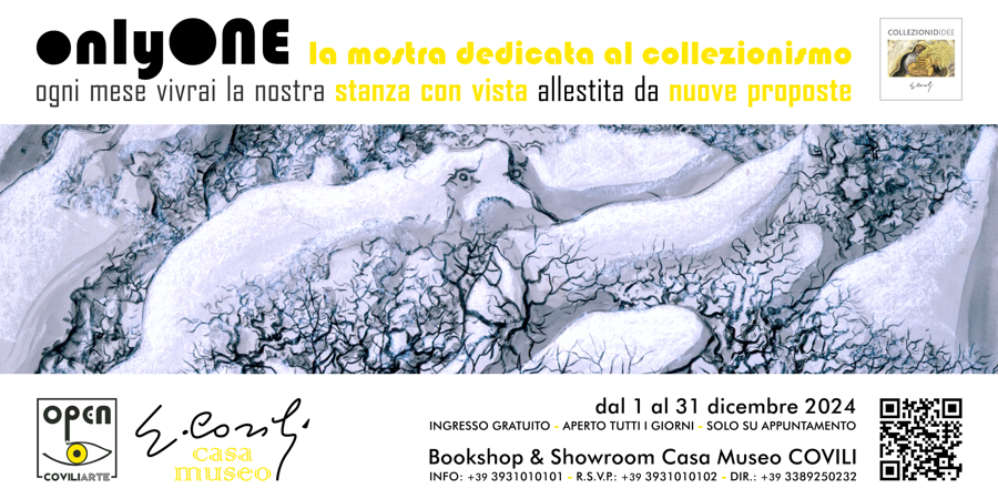 ONLYONE: la mostra dedicata al collezionismo di GINO COVILI - dal 1 al 31 dicembre 2024