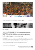 ...UN POMERIGGIO D'ESTATE IN APPENNINO... | Programma